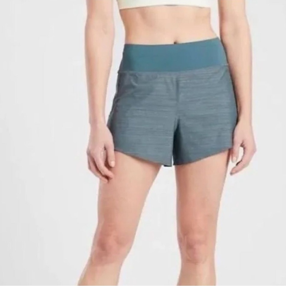 NWT Athleta 1X Run with it Textured 3.5 Athletic Running Sport Short Disc Ship